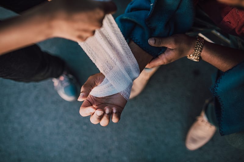 If you get injured while on your international trip be sure to clean the wound and apply fresh bandage. A Tdap (tetanus) vaccine may be recommended if it has been more than 5 years since your last shot.